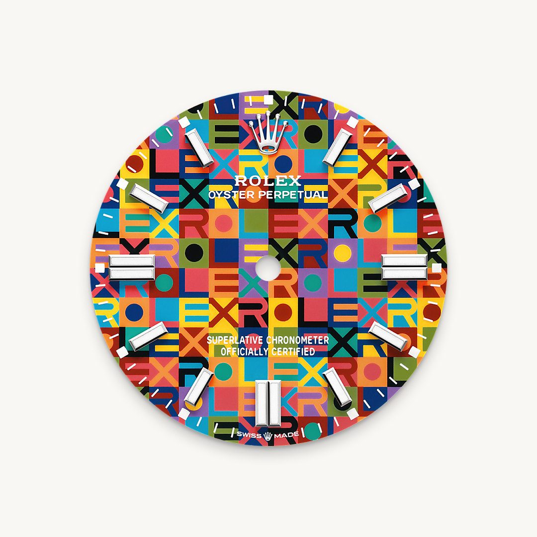 Multicoloured dial