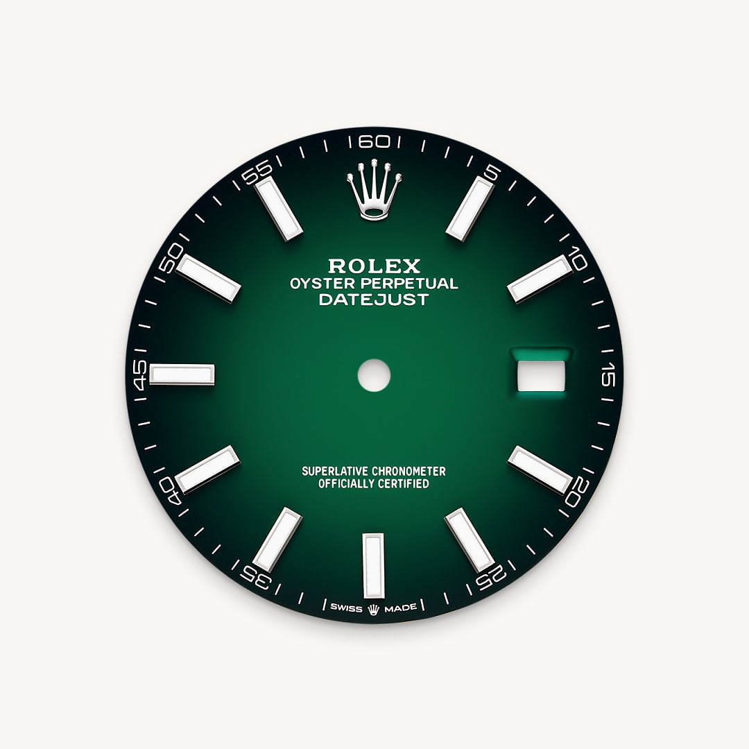 Green ombré dial