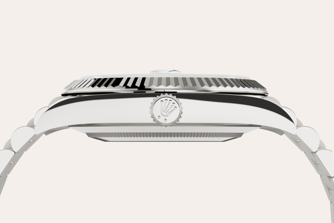 18 kt white gold