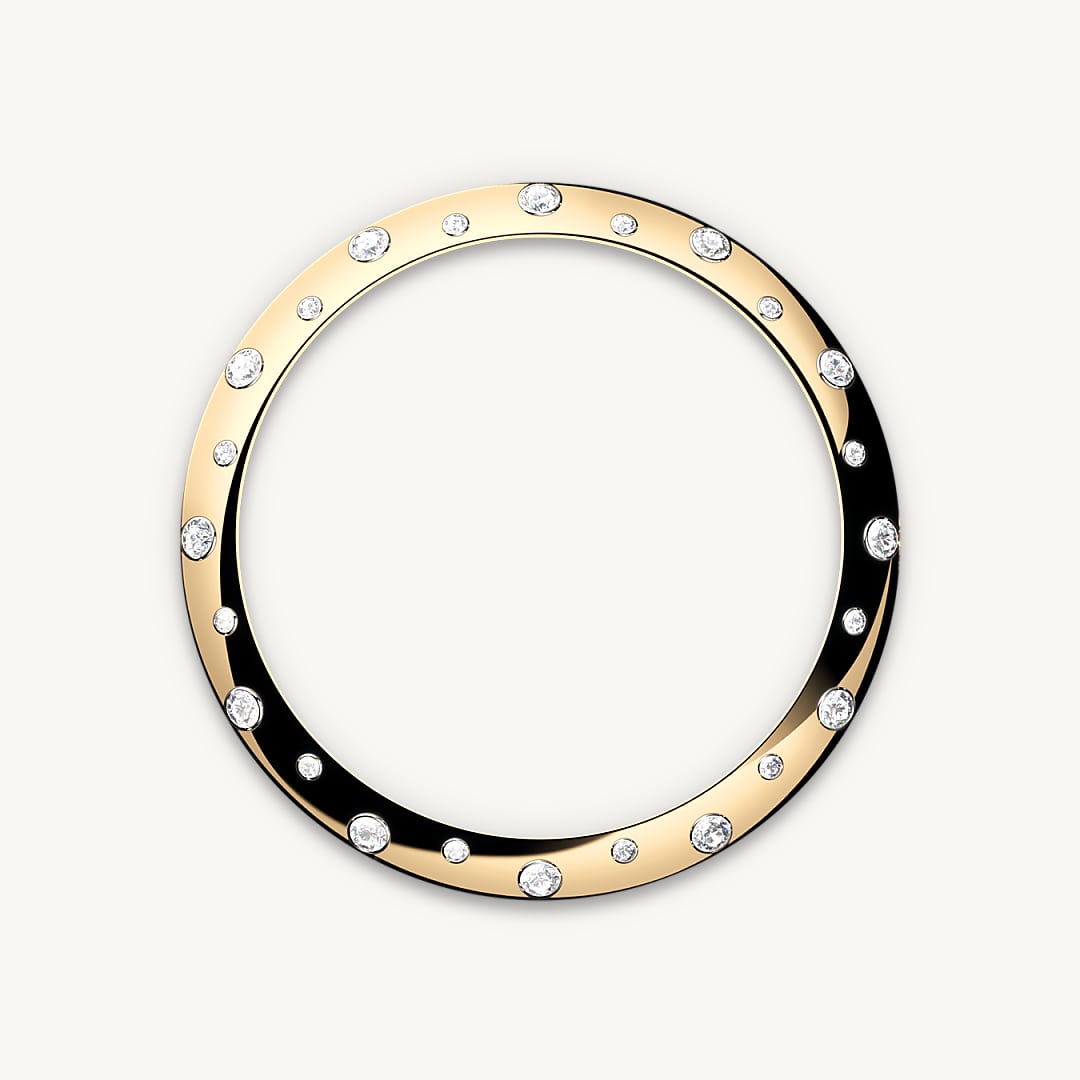 Diamond-set bezel