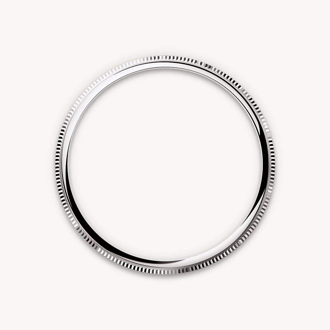 Domed and fluted bezel