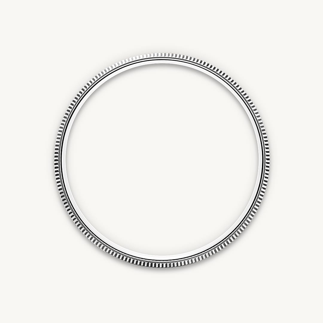Domed and fluted bezel