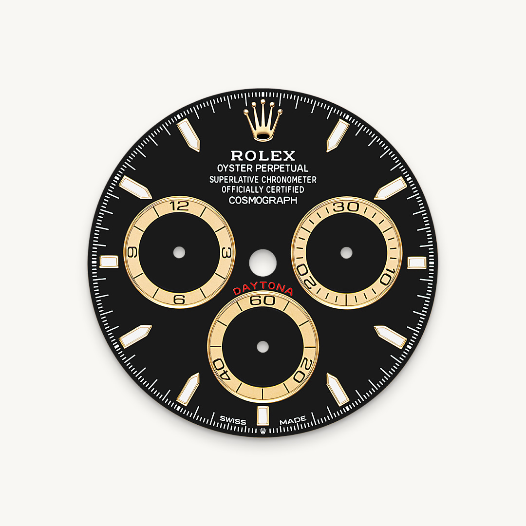 Black dial