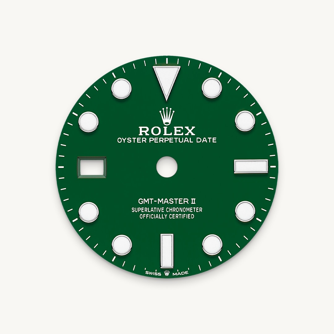 Green ceramic dial