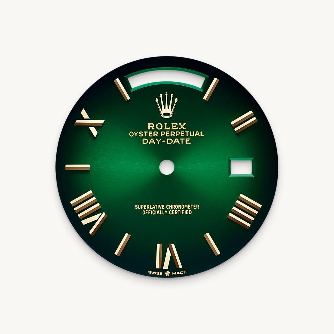 Green ombré dial